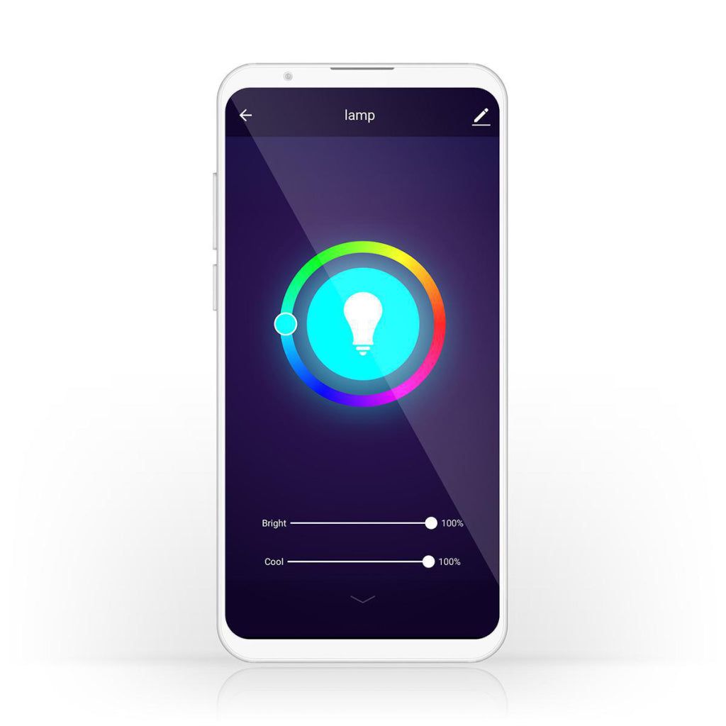 Nedis wifilc11wte14 Wi-Fi smart LED-lampe full farge og varmhvit E14