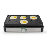 Nedis FCRA310FBK6 Party Wokset Grill 6 Persons Spatel Temperature setting Anti-stick Low Rectangle