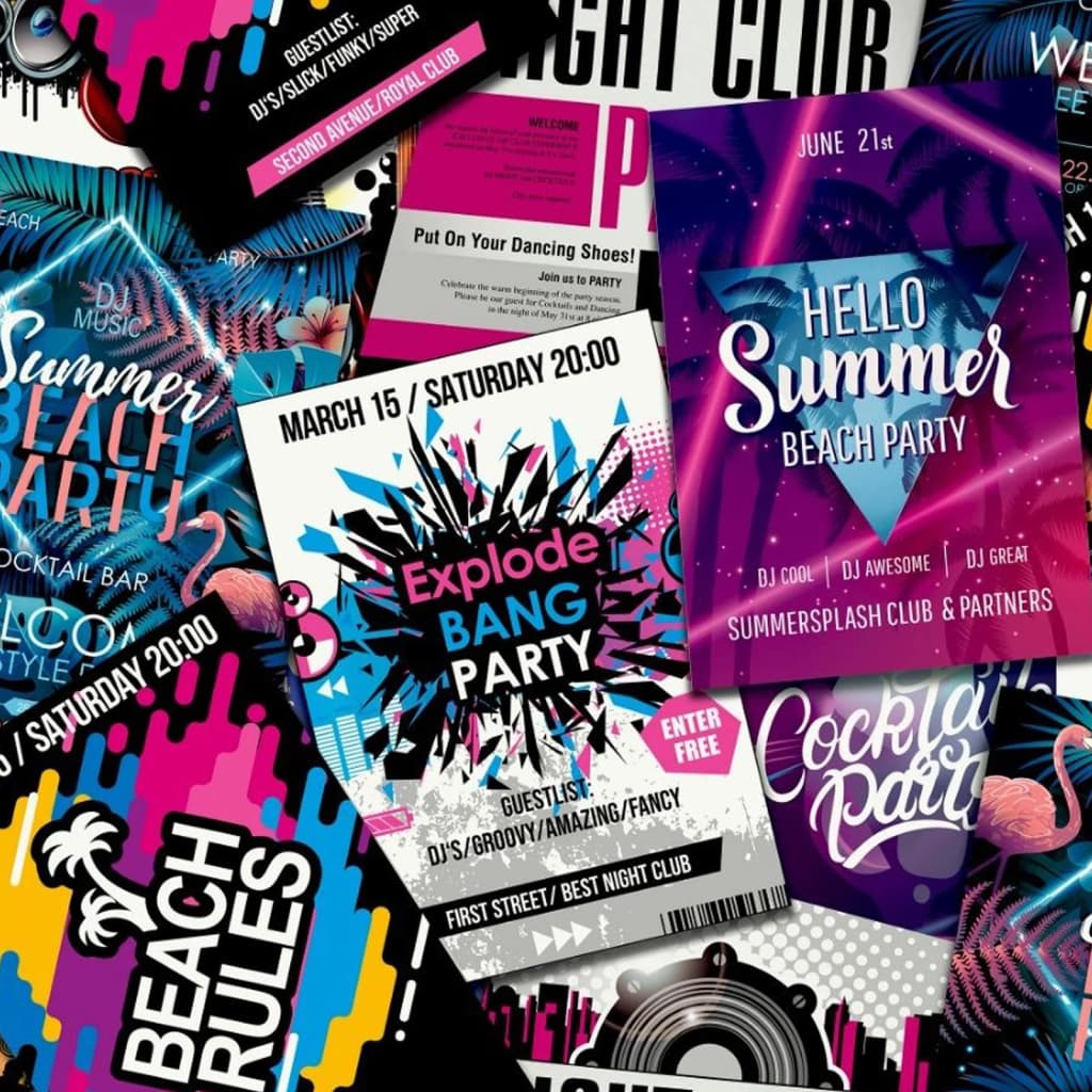 Severni zid noordwand ozadje dobre vibes klub plakate vijolične in roza