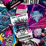 Severni zid noordwand ozadje dobre vibes klub plakate vijolične in roza