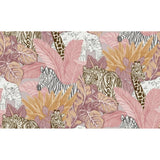 Normwand Noordwand Wallpaper gutt Vibes Déieren rosa an orange