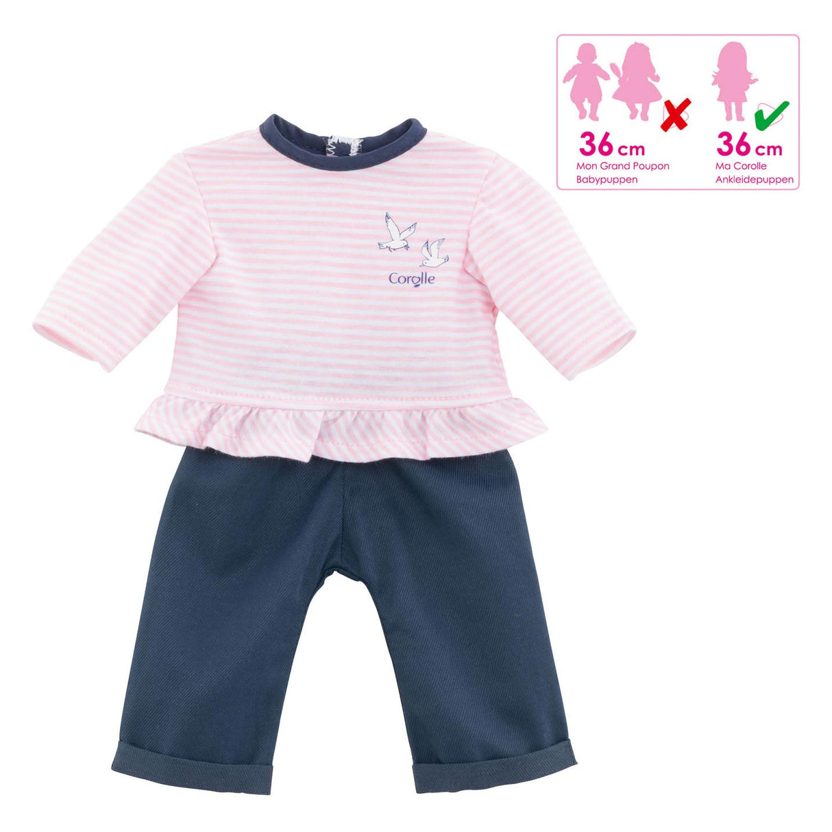 Ma corolle - chemise de poupées avec pantalon, 36 cm