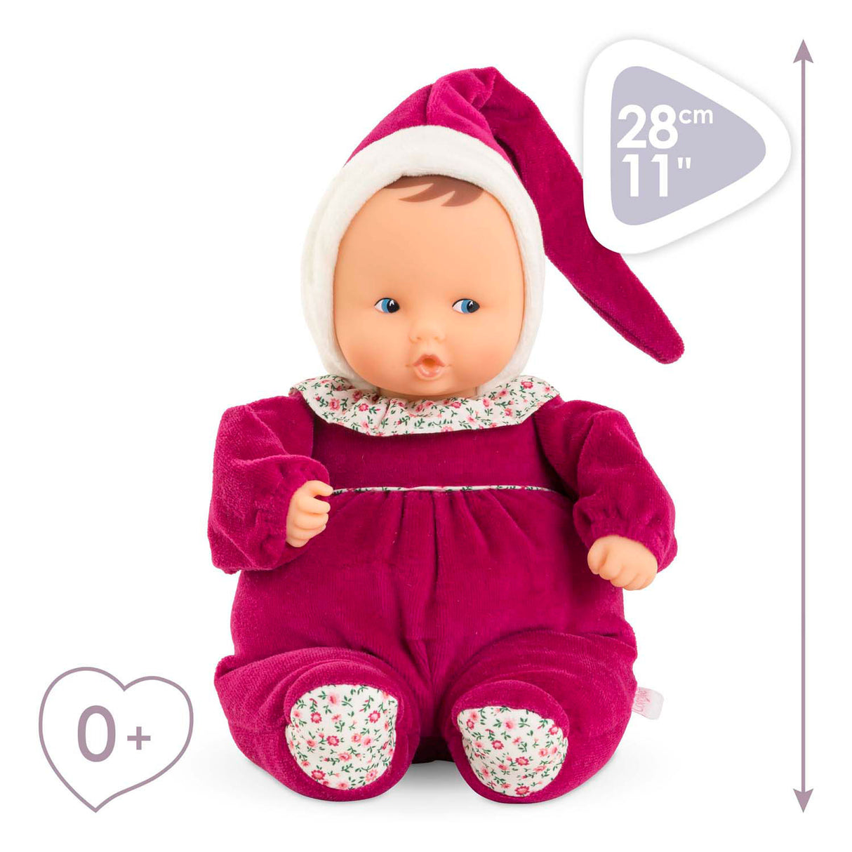 Corolle Babipouce - Pink Grenadine Pop, 28 cm