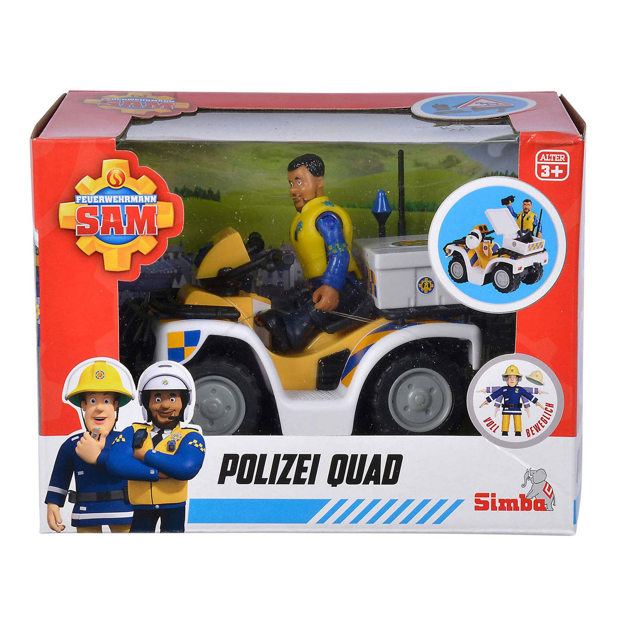 Simba hasič Sam Police Quad