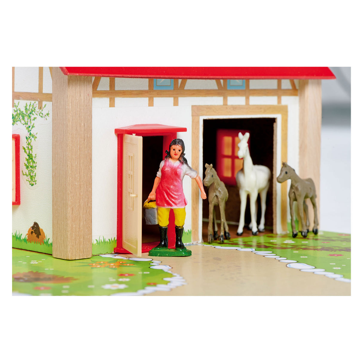 Eichhorn Wooden Farm con accesorios 20dlg.