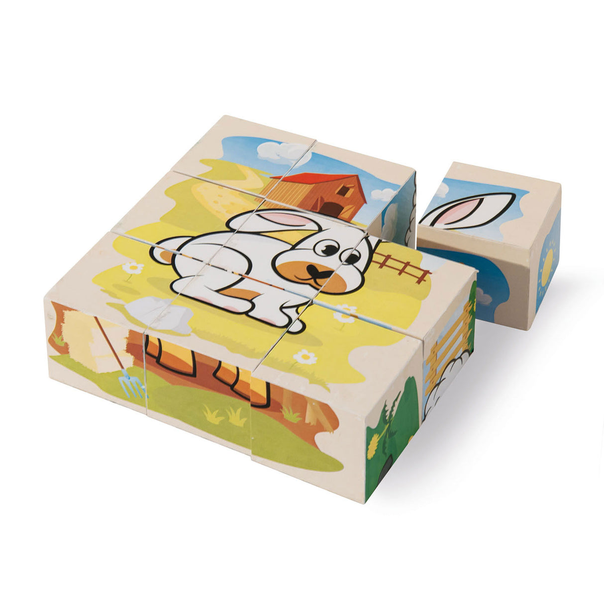 Eichhorn Block Puzzle Farm Farm