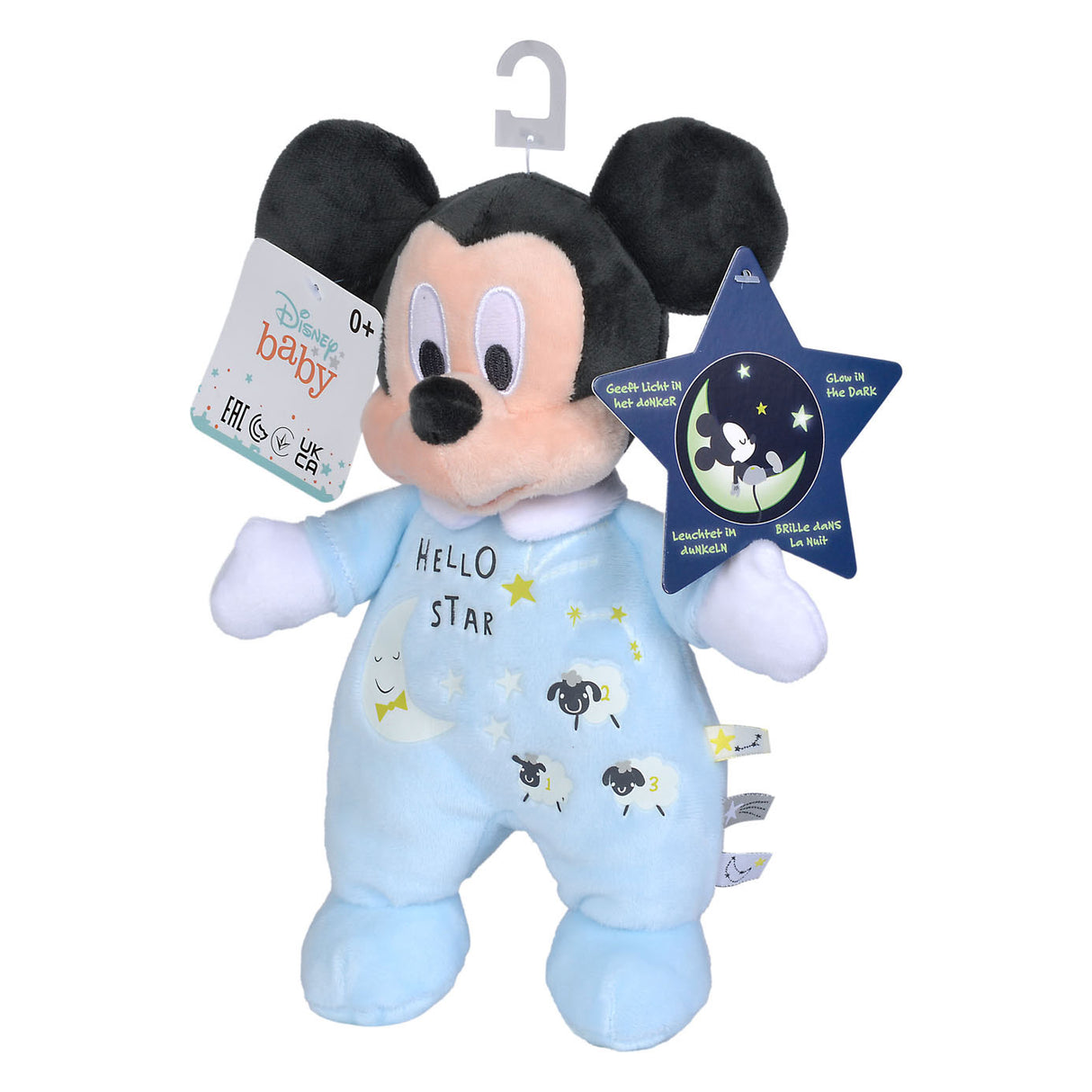 Simba Disney Cuttion Pluche Mickey Mouse Stary Night, 25 cm