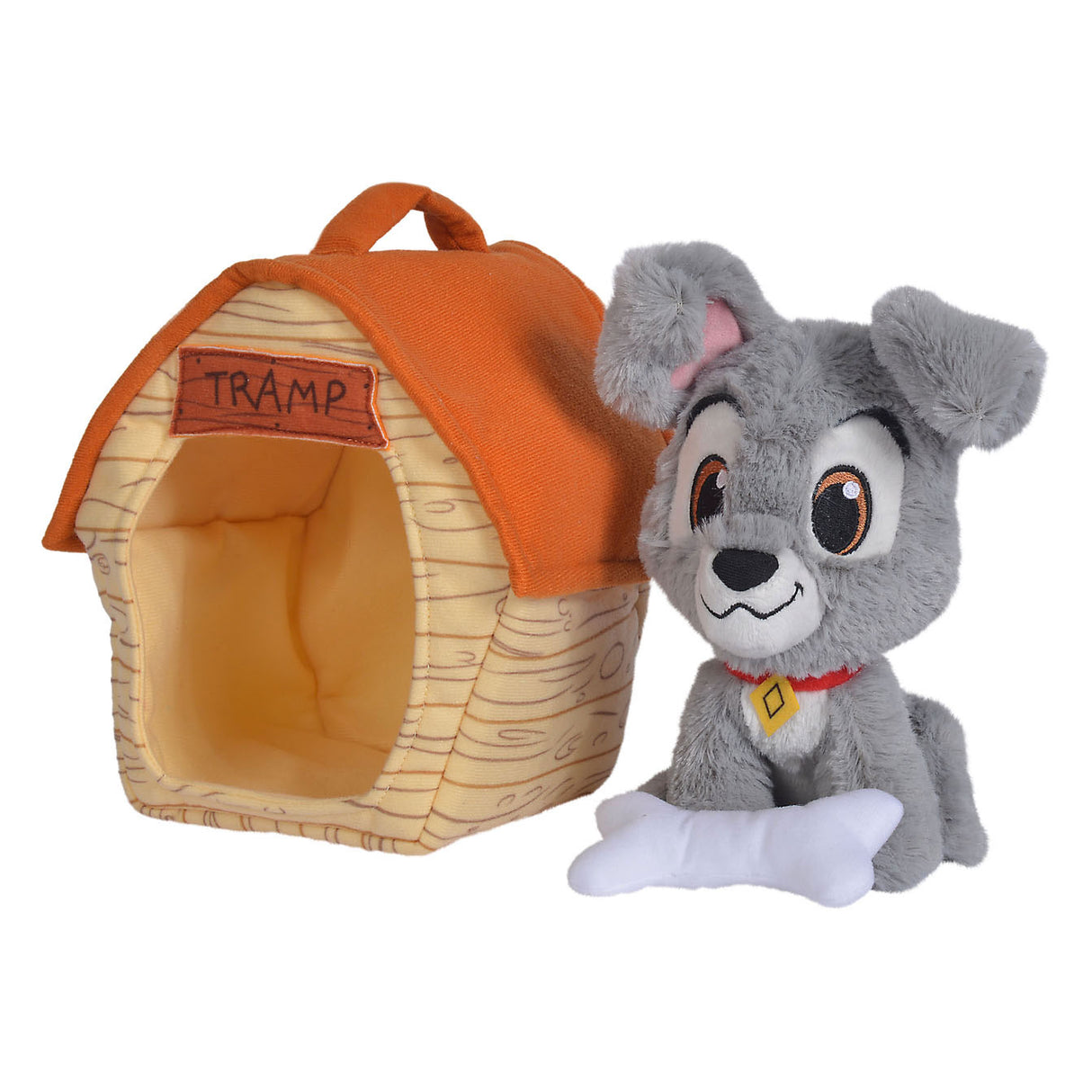 Tramp en peluche Simba Hug avec Doghouse