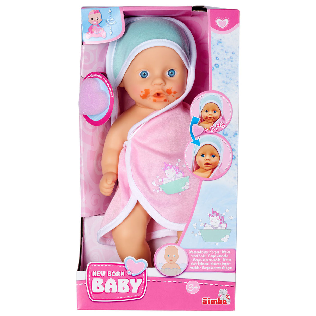 Nei gebuer Puppelchen Badpop muss e Bad huelen