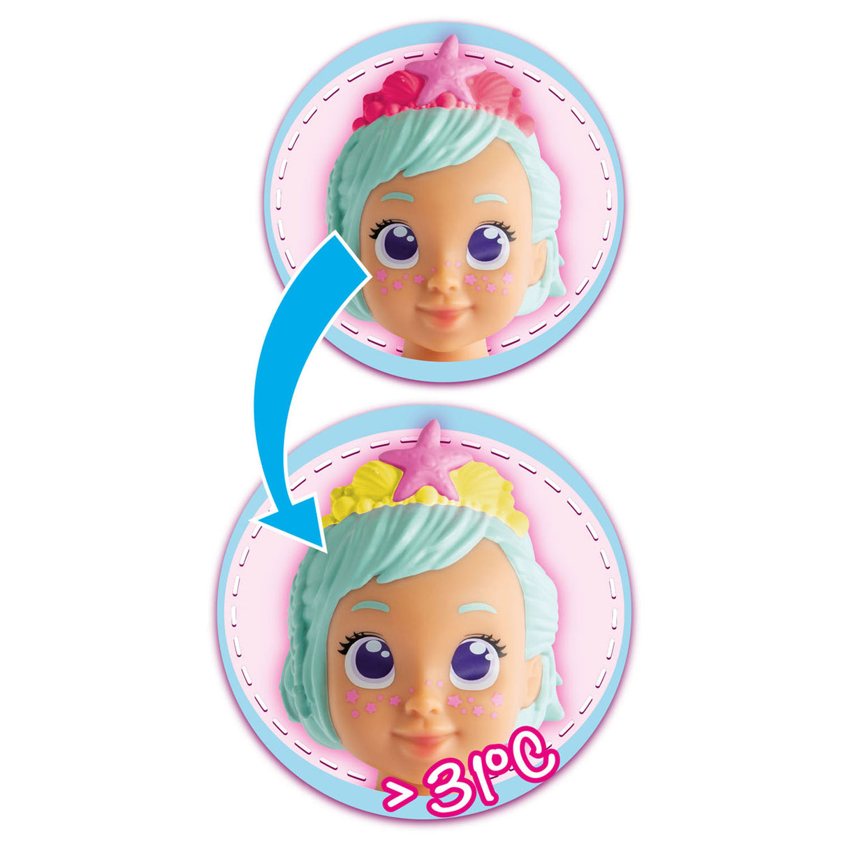 Néo-né pour bébé sirène badpop