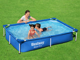 Bestway Piscine en acier Rectangle 221