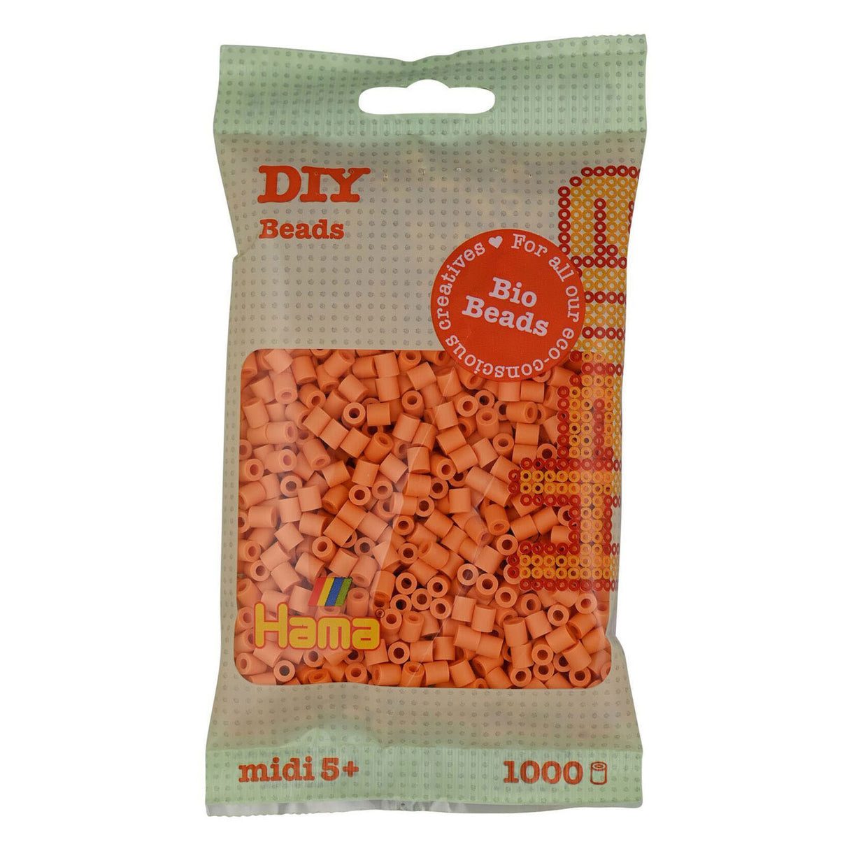Hama Bio Ipering Beads - Abricot léger (105), 1000st.