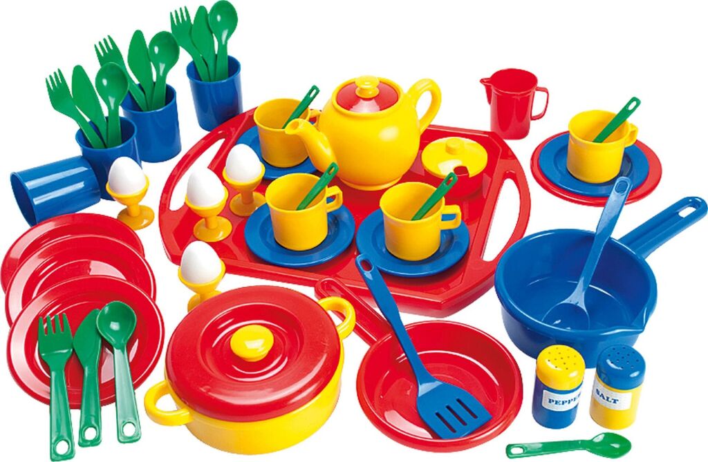 Dantoy Service and Cooking Set a 57 pezzi
