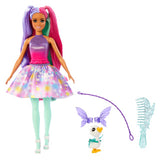 Mattel Odrobina lalki mody różowe fioletowe włosy