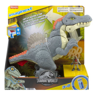 Jurassic World Imaginext Ultra Snap Spinosaurus se světlem a zvukem