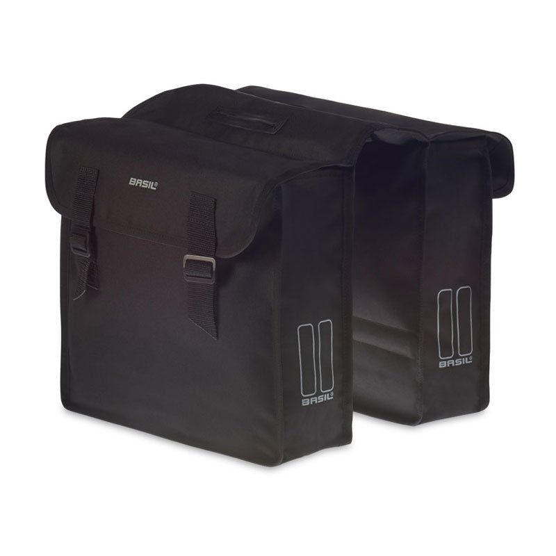 Basil Mara Double Bicycle Bag - 26L - Svart