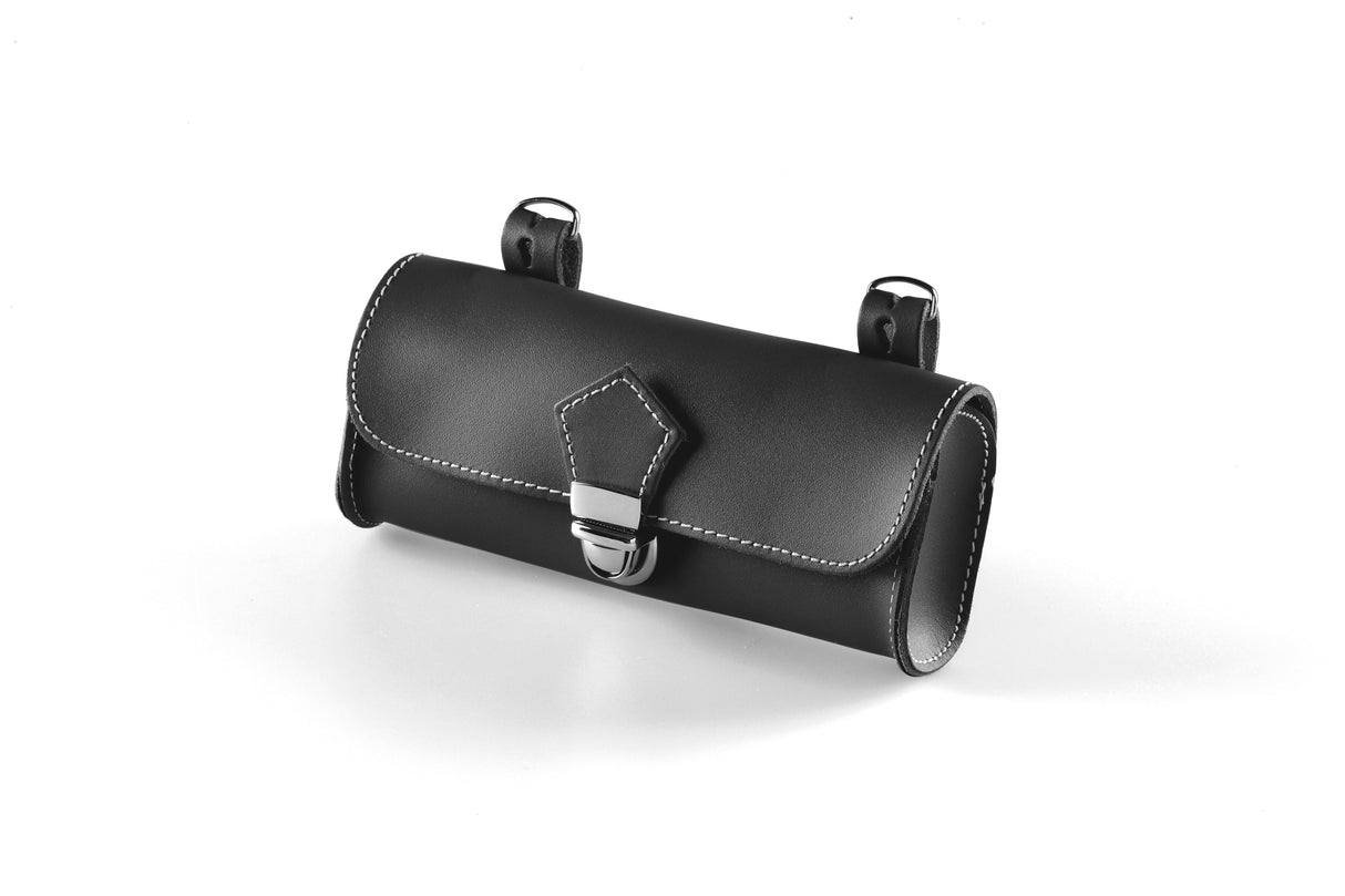Sac de selle monte grappa montegrappa voyage en cuir noir