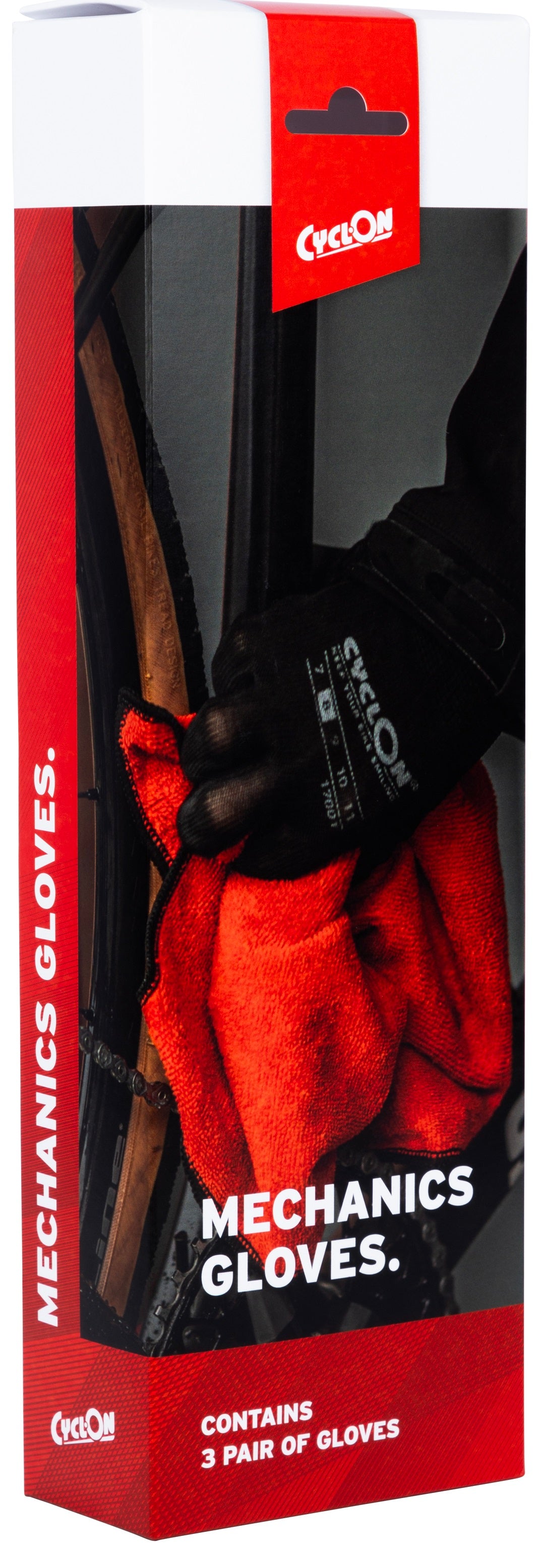 Cyclon Montage Gloves M8 - Red (3 pairs)