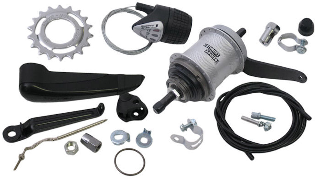 Gear Hub 3 Speed ​​Sturmey Archer AWC Coaster Brake - Complet avec Astaller
