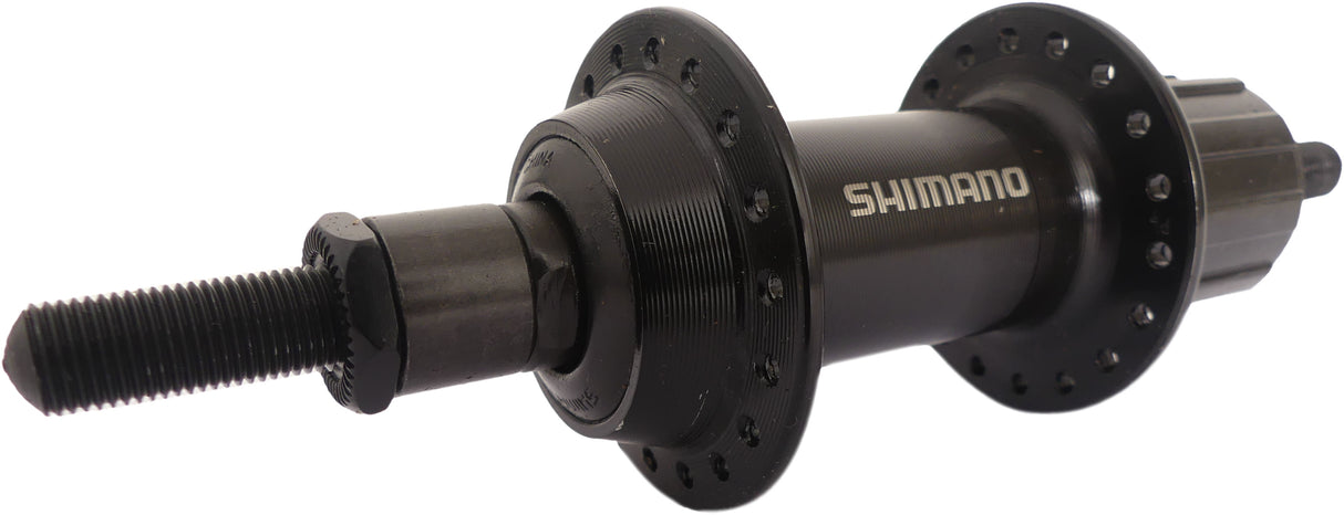 Shimano efter hub 7 Speed ​​FH-TY500 36 Huller Fast Axle Black
