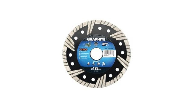 Graphite diamant disk 200x22x6.0x1,6 mm turbo MPa EN13236