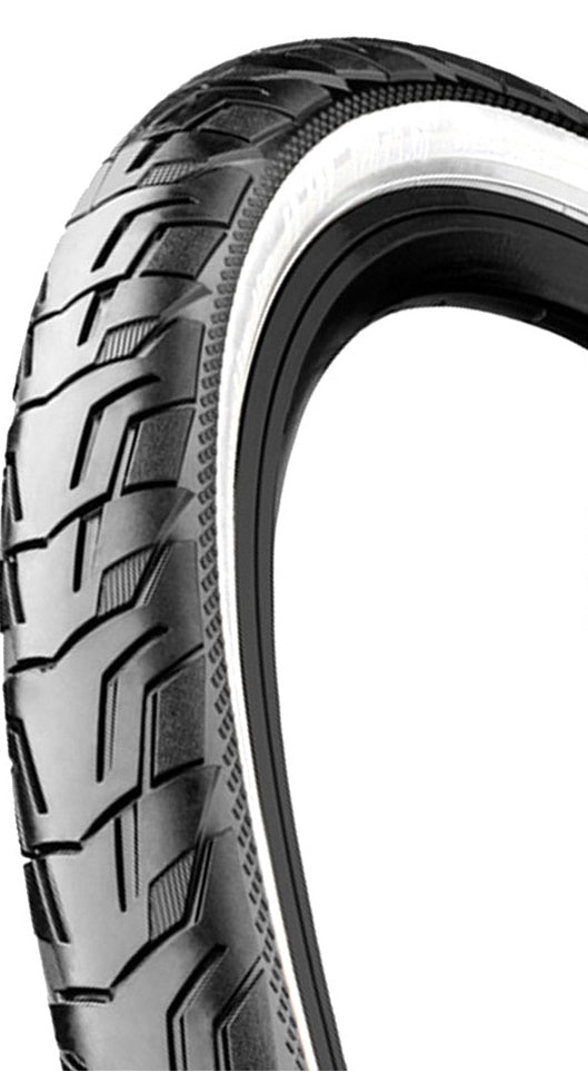 Continental Tire Ride City 28x1,75 (47-622) Sort hvid refleks