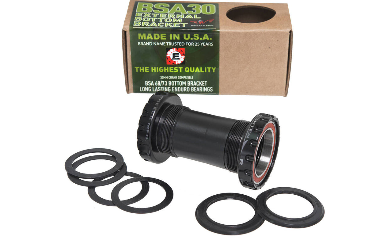 Hjul fremstillingshjul MFG bundbeslag 30 mm krumtap ACB sort