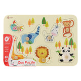Klassisk World World Wood Nick Puzzle Wild Animals, 7.