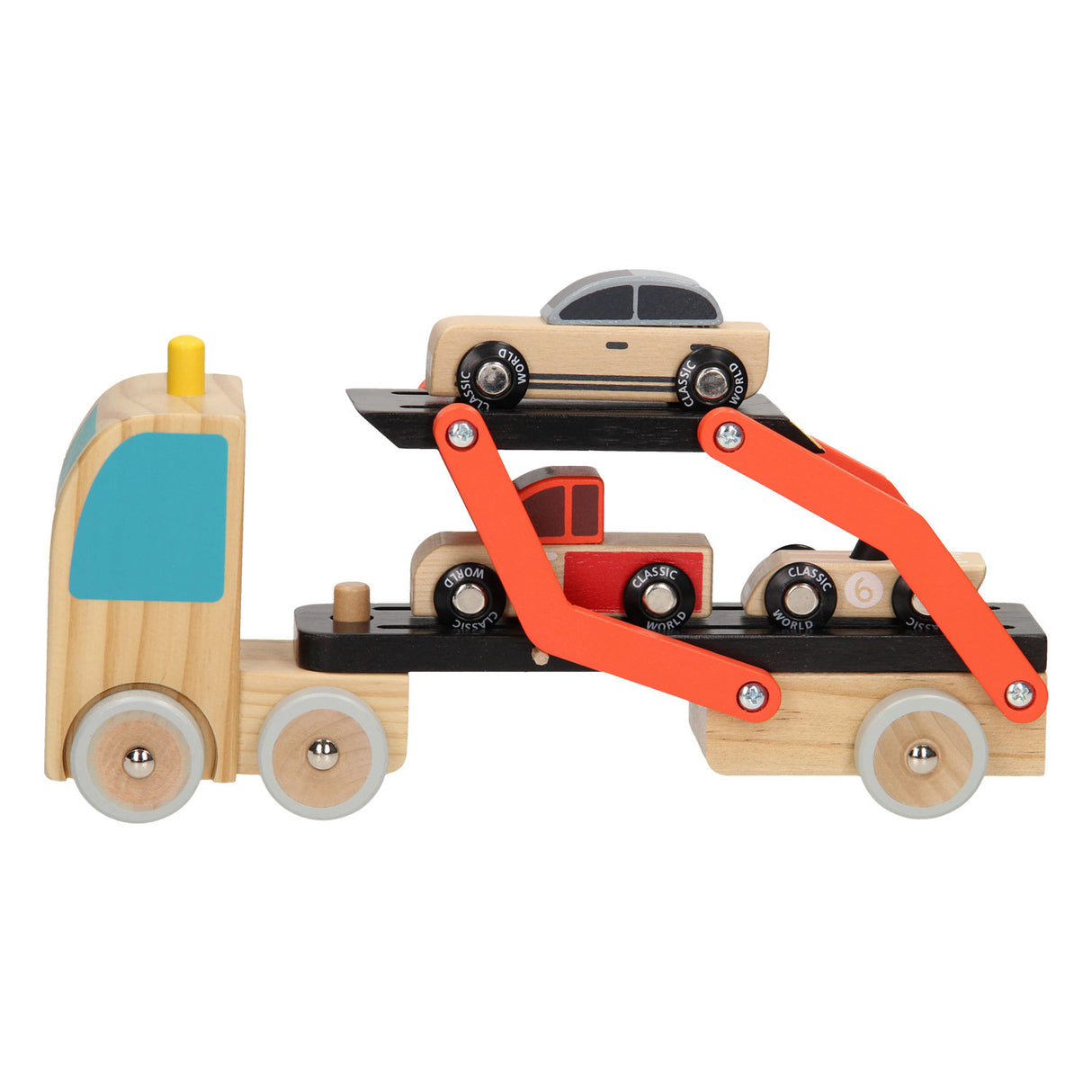 Classic World World Autotransporter con auto, 4DLG.