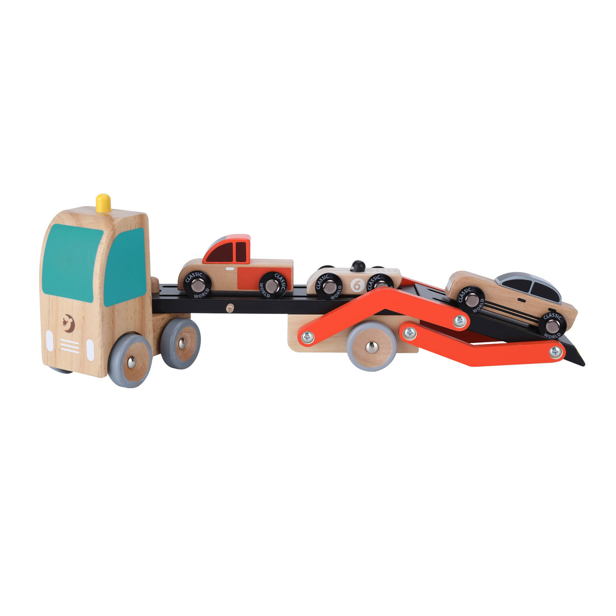 Classic World World Autotransporter con auto, 4DLG.