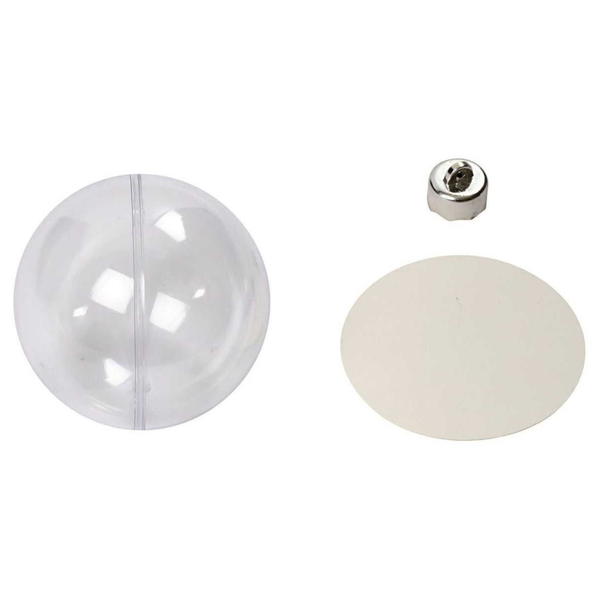 Creativ Company Decoration Balls de Noël Two -Part, 5st.
