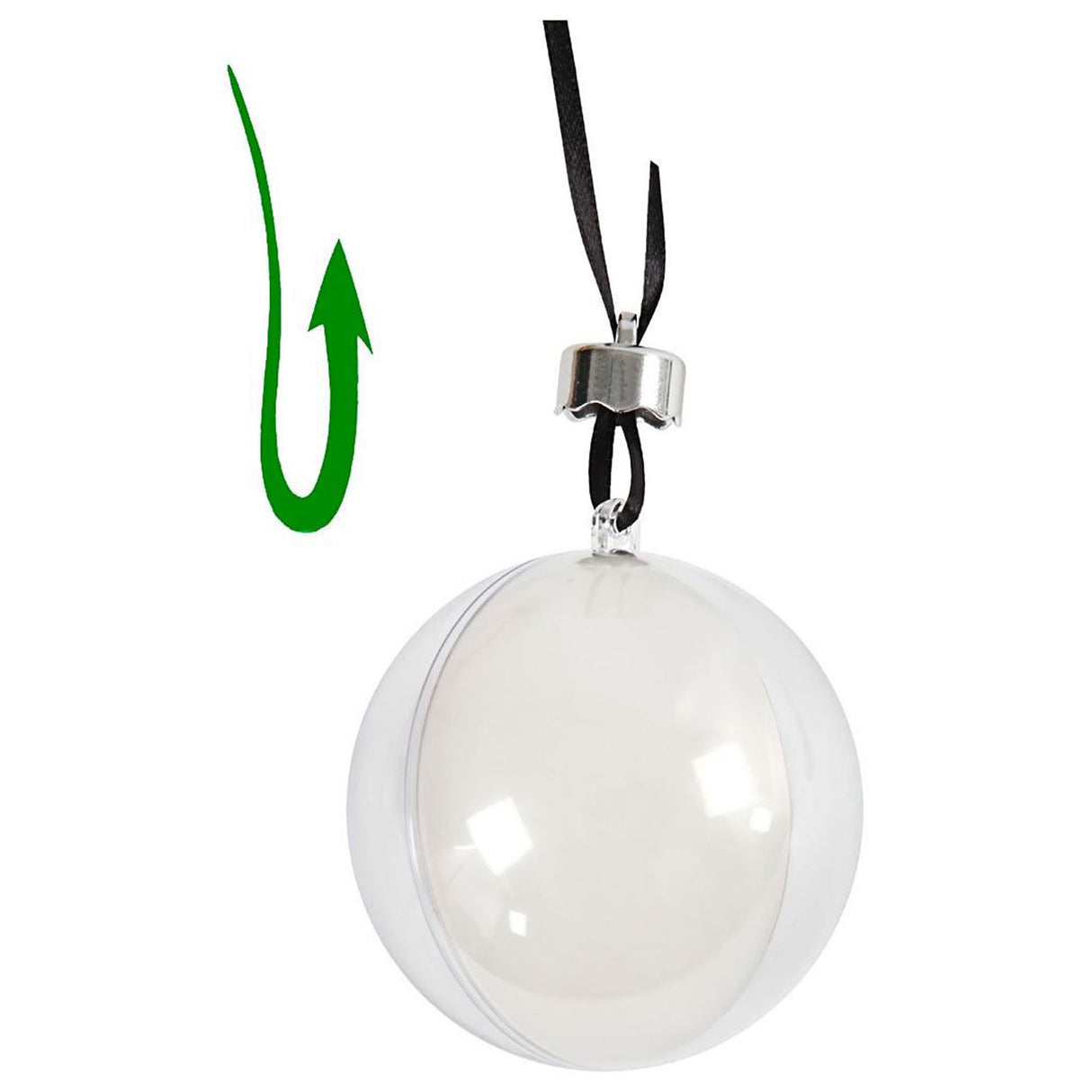 Creativ Company Decoration Balls de Noël Two -Part, 5st.
