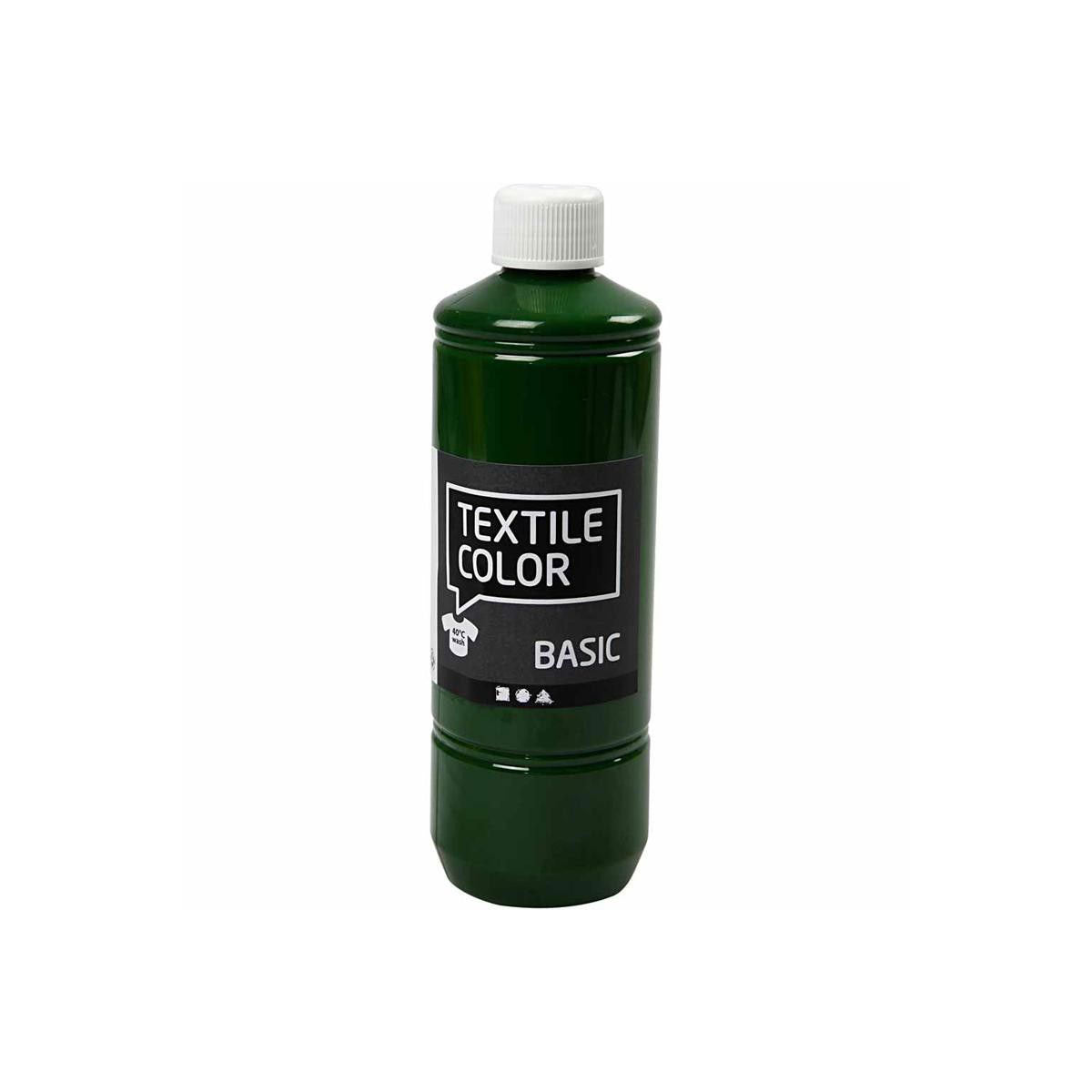 Peinture textile - Gerbe vert, 500 ml