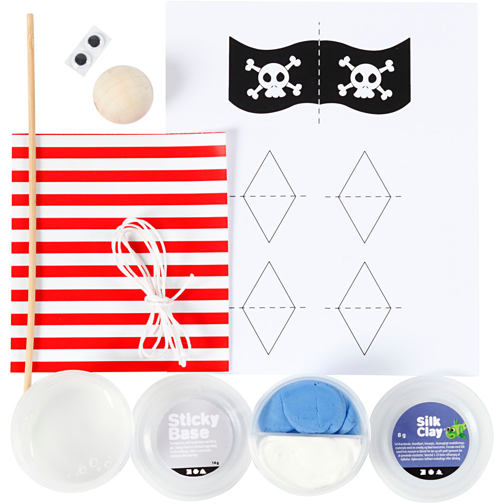 Creativ Company Mini Creative Kit egg box Pirate boat