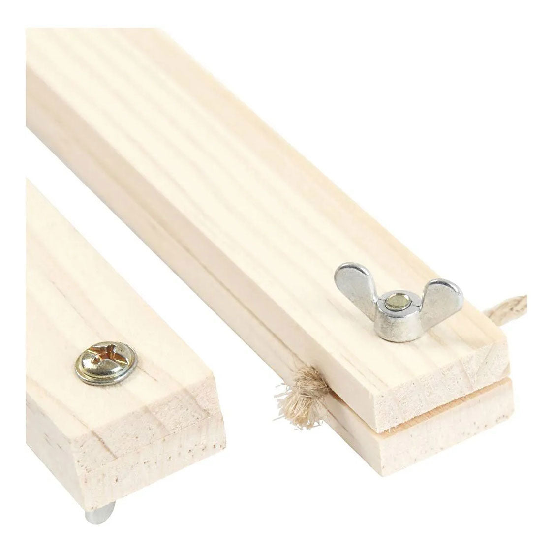 Pendentif affiche en bois pour format A4.