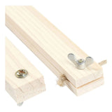 Pendentif affiche en bois pour format A4.