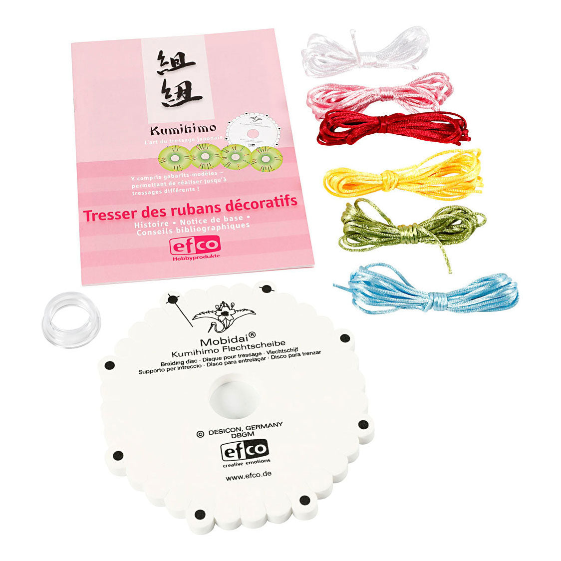 Creativ Company Kumihimo Kit Braids dělají sadu