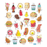 Creativ Company Stickers Fast Food, 1 sheet