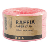 Creativ compañía papel raffia hilo rosa claro, 100m
