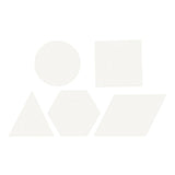 Creativ Company Cross Stitchs Cardboard White Geometric, 20st.
