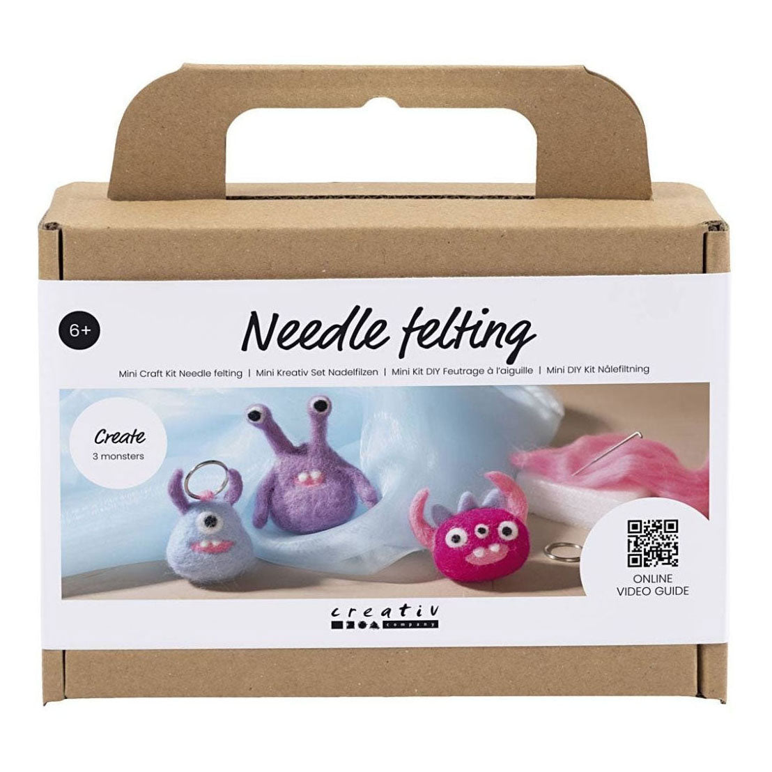 Creativ Company Mini Hobbyset Igle filc Monster