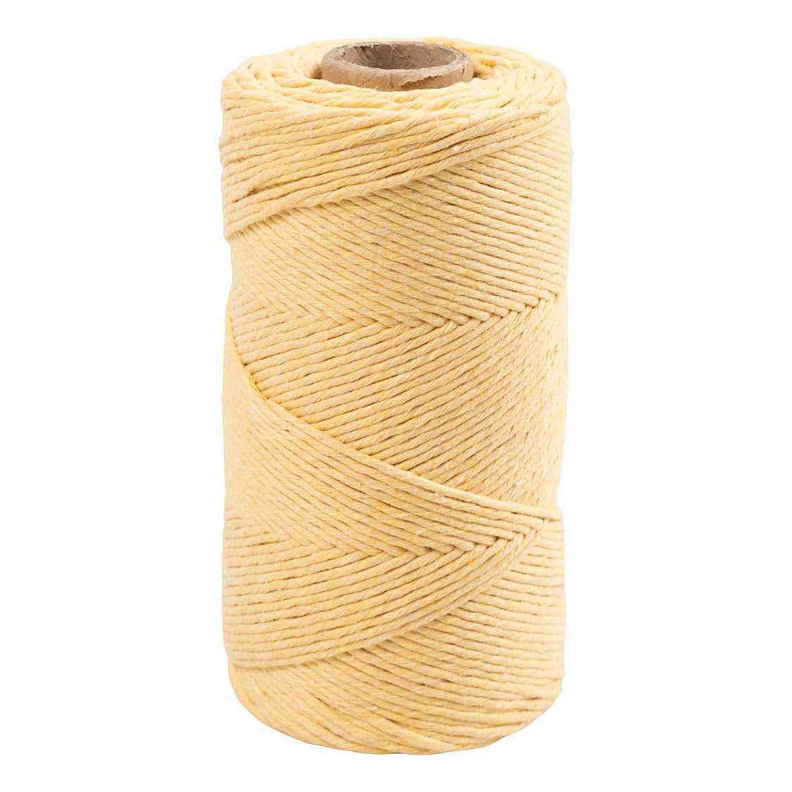 Crétiv Company macrame cordon jaune clair, 198m