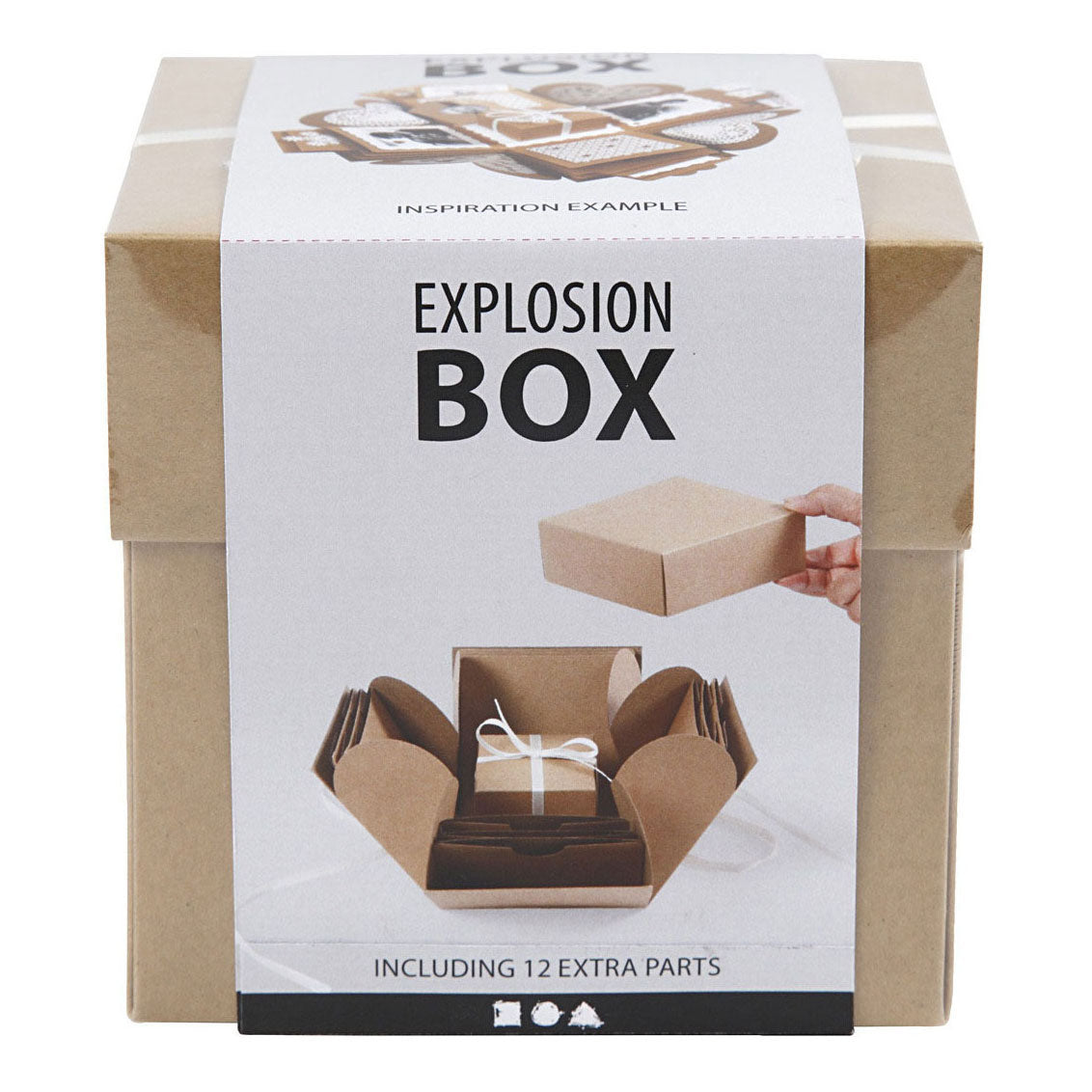 Creativ Company Explosion Box Box Box Naturel Set