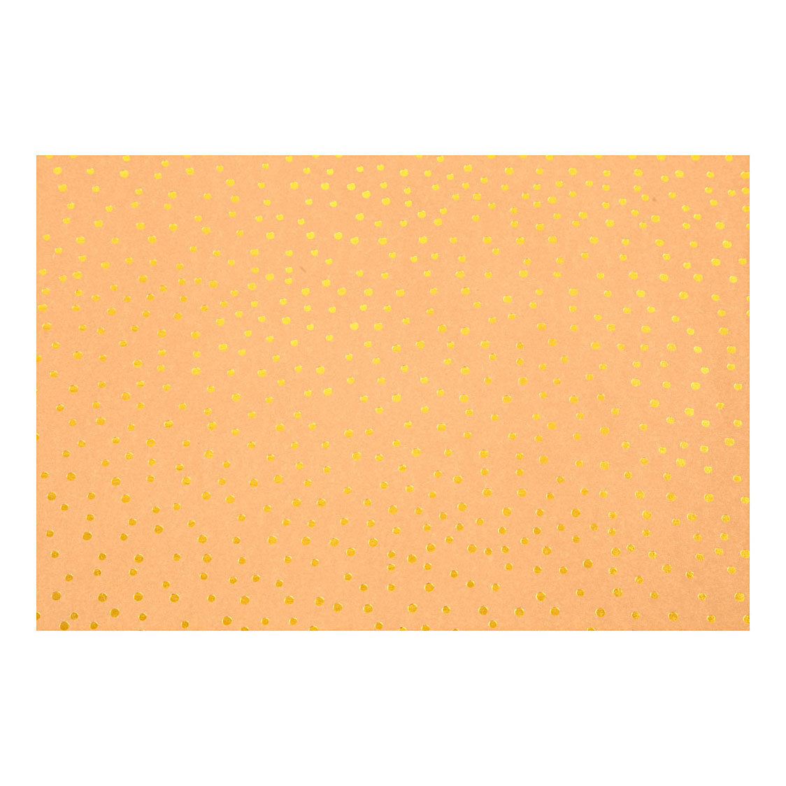 Creativ Company fausse papier en cuir marron avec des points, 1m