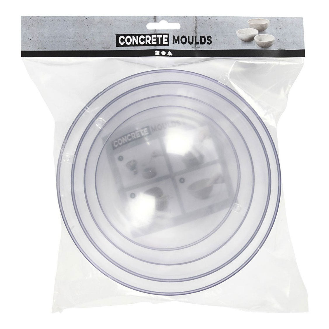 Creativ Company Plastic Forms Forms Transparent, 4st.