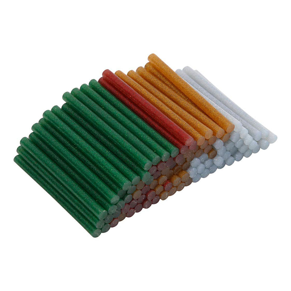 Creativ Company Glue collet Gold Green Red Silver, 100e.
