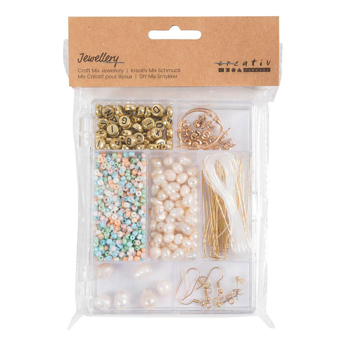 Creativ Company Creative Box Bijoux Perles d'eau douce