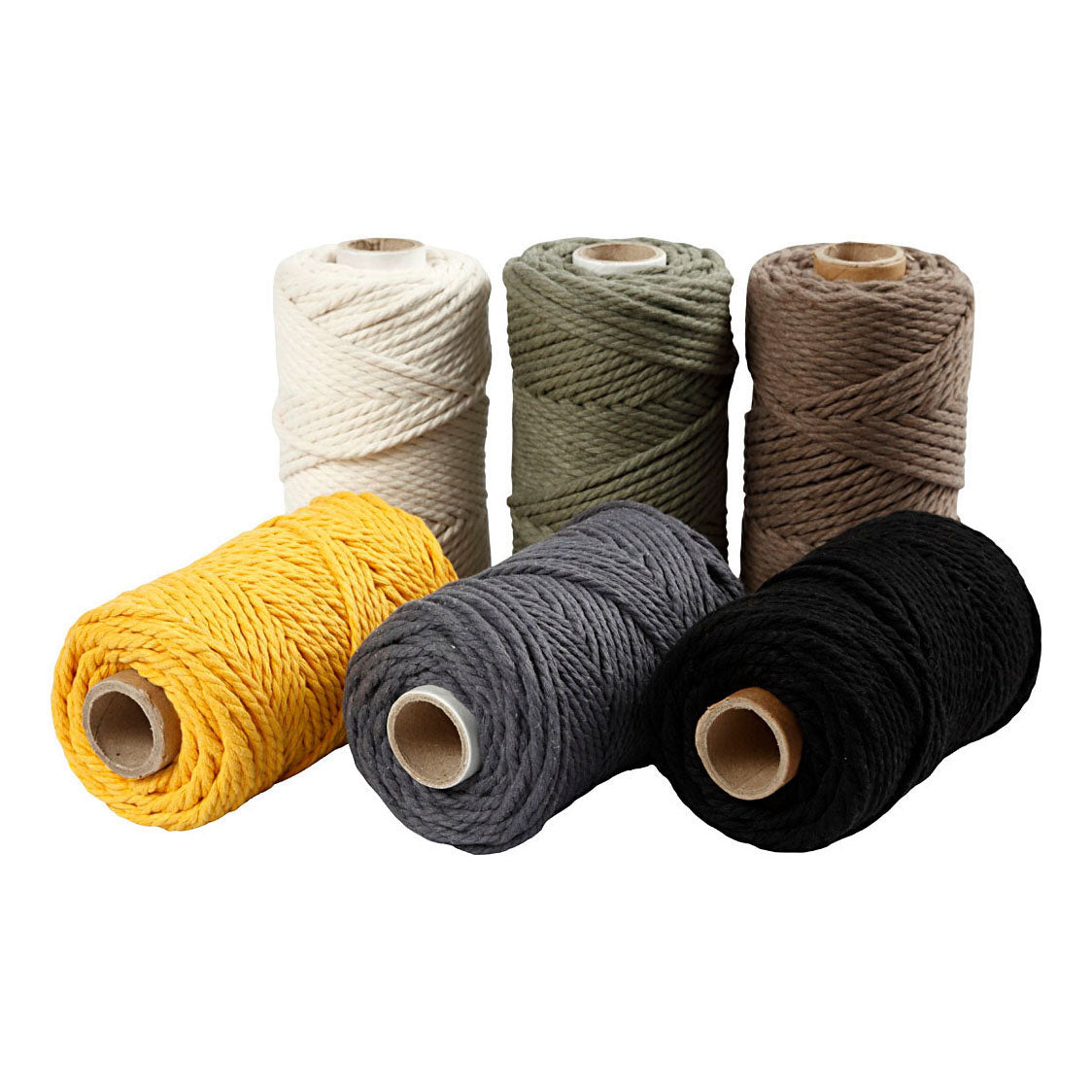 Creativ Company Macrame Cord različne barve, 6x198m