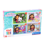 Clementoni 4In1 Puzzle Gabby's Dollhouse