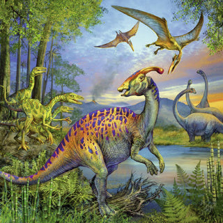Ravensburger - Dinosaurier 3x49st.